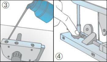 Lubrificare con oliatore a pompetta
